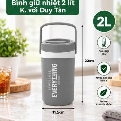 Bình giữ nhiệt 2lít-K.vòi Duy Tân