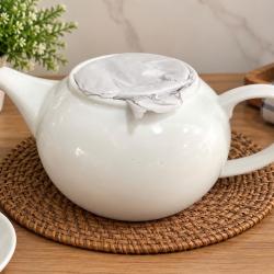 Bình trà sứ dẹp lớn