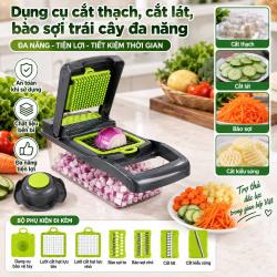 Dụng cụ cắt thạch, cắt lát , bào sợi trái cây đa năng 