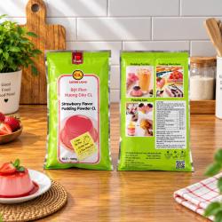 Flan Dâu Chính Long 500g 