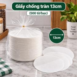 Giấy chống tràn 13cm ( 500 tờ/bọc ) 