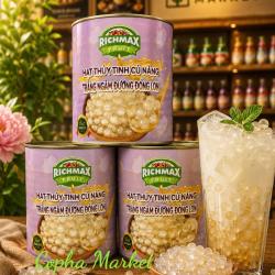 Hạt nổ củ năng TRẮNG Rich 850gr