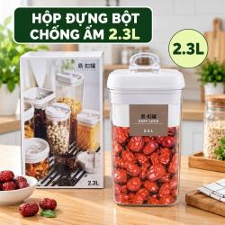 Hộp đựng bột chống ẩm 2.3L