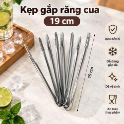Kẹp gắp răng cưa 19cm 