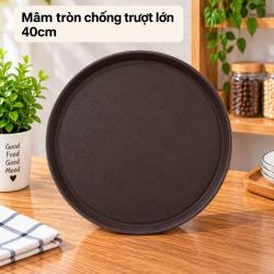 Mâm tròn chống trượt lớn 40cm 
