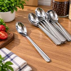 Muỗng Inox dài dày (bộ)