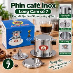 Phin cafe inox long cam số 7