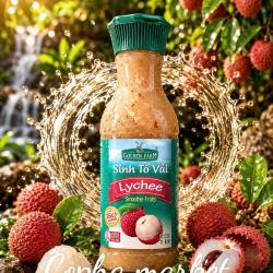 ST Golden farm Vải 1L 